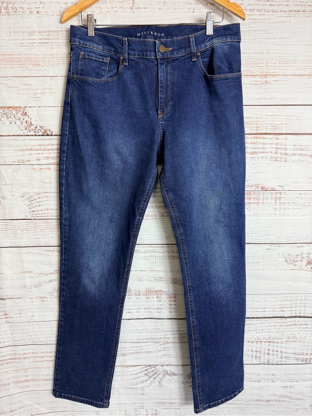 Mott & Bow Women's Boyfriend Jeans Medium Wash 31X30